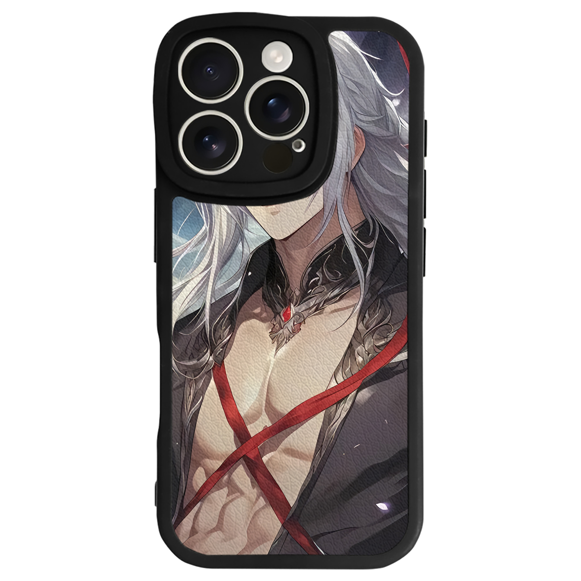 （画像用） 刀剣乱舞 Touken Ranbu 【iPhone 16シリーズ対応】シリコンスマホケース（レザー調） 材質：シリコン